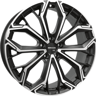 MONACO WHEELS GPC17 Dull Black / Polished 19x8,0 ET45 - Model Y