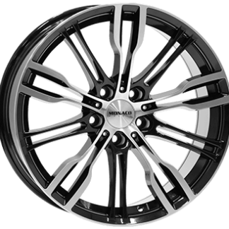 MONACO WHEELS GP8 Gloss Black / Polished 19x8,0 ET32 - Model S (-> 2021)