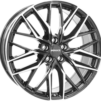 MONACO WHEELS GPX Gloss Black / Polished 21x9,5 ET40 - Model S (2021 ->)