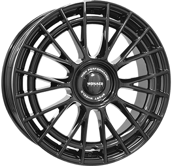 MONACO WHEELS GP12 Gloss Black 20x8,5 ET40 - Model 3 / Y