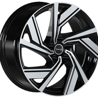 AVUS VELGEN AC-521 Gloss Black / Polished 19x8,0 ET40 - Model S (-> 2021)