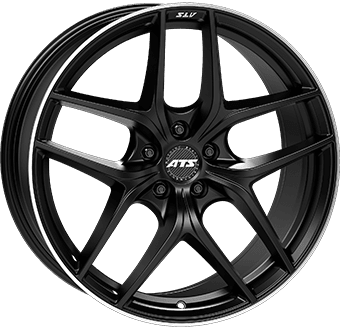 ATS COMPETITION 2 Dull Black / Polished Lip 19x9,5 ET45 - Model Y