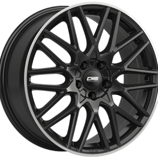 CMS C25 Gloss Black / Polished lip 19x8,5 ET40 - Model 3 / Y