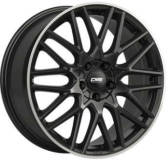 CMS C25 Gloss Black / Polished lip 19x8,5 ET40 - Model 3 / Y