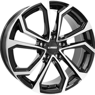 IT WHEELS ELLA Gloss Black / Polished 19x8,0 ET45 - Model Y