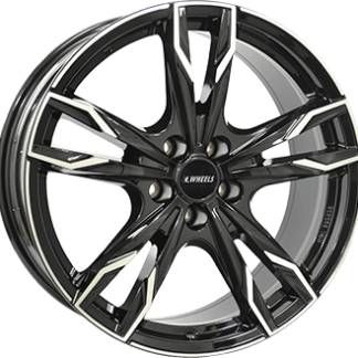 IT WHEELS GINA Gloss Black / Polished 18x8,0 ET40 - Model 3 / Y Juniper