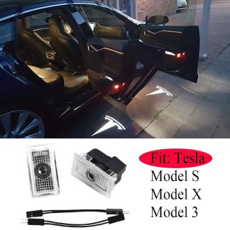 Maahan heijastuvat ovivalot - Tesla Model 3 / Y / S / X