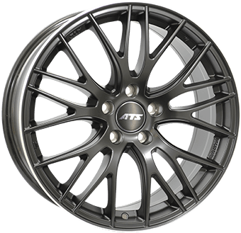 ATS PERFEKTION Dull Black / Polished Lip 19x8,5 ET40 - Model 3 / Y