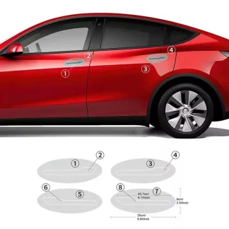 PPF suojakalvot ovenkahvoille  - Model 3 / Y