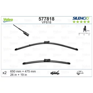 Tuulilasinpyyhkijät Valeo Silencio VF818 - Tesla Model 3 / Y