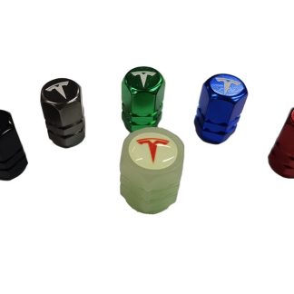 Venttiilihattu Tesla-logolla (4 kpl)